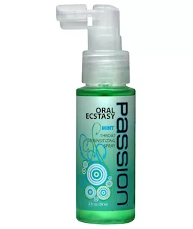 Passion Oral Ecstasy Throat Desensitizing Spray 2 Oz