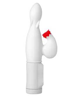 Isis 6 Mode Silicone Vibrator With Rose Petal Stimulator