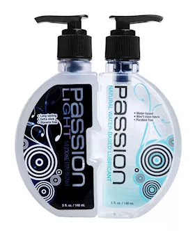 Passion Natural Water Based And Silicone Blend Combo 10 Oz