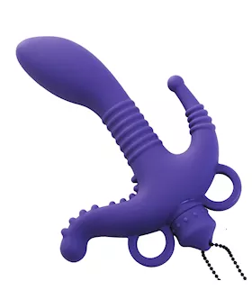 3 Way Vibrating Silicone Stimulator