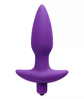 Aria Vibrating Silicone Anal Plug Medium