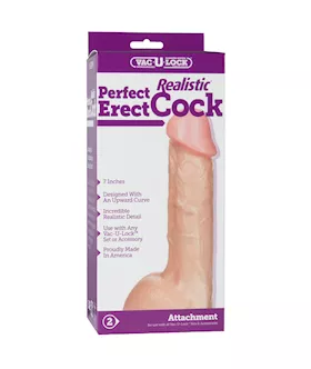 Perfect Real Erect Vac U Lock Dildo