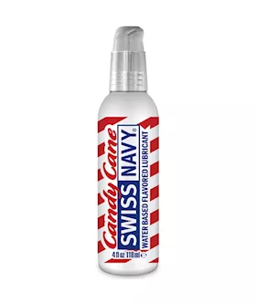 Swiss Navy Water Base Candy Cane Flavoured Lubricant 4oz 118ml