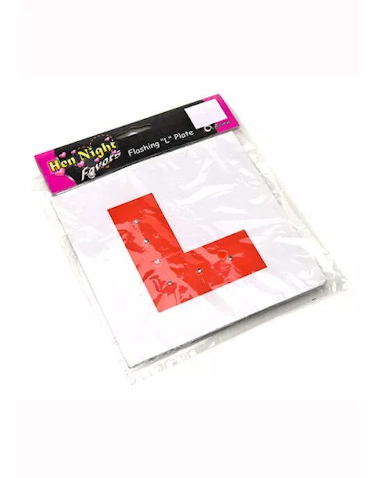 hens night flashing L plates