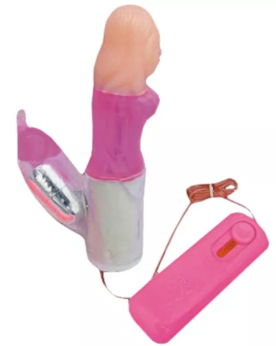 doll with a duty pink