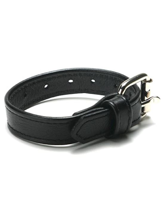 Buckle Leather Cock Ring