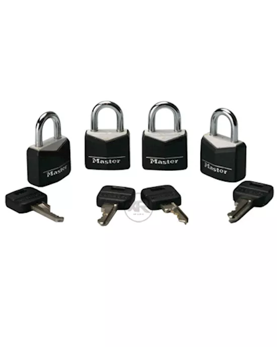 4 Pack Steel Masterlocks