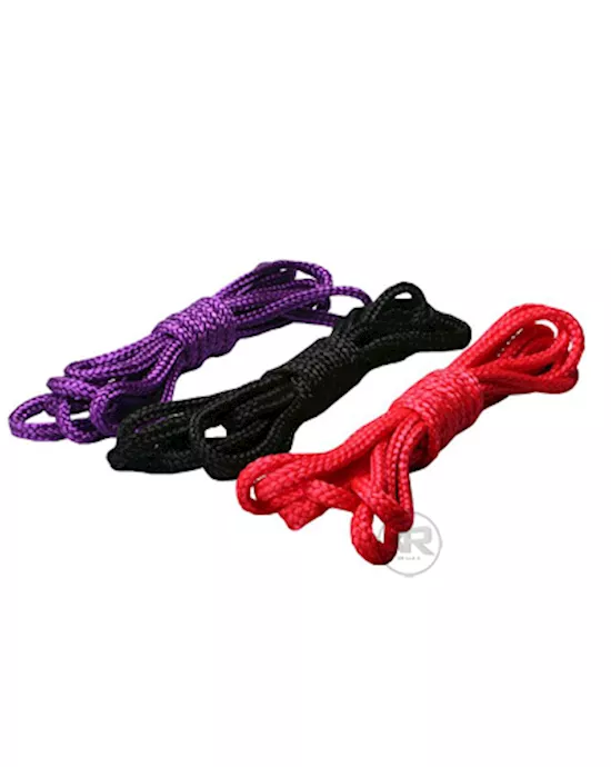 Purple Japanese Silk Love Rope 10 ft