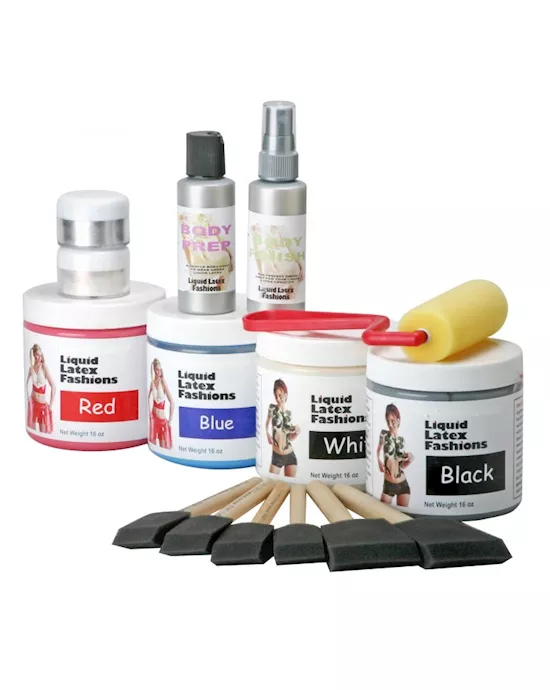 Liquid Latex Body Paint Kit