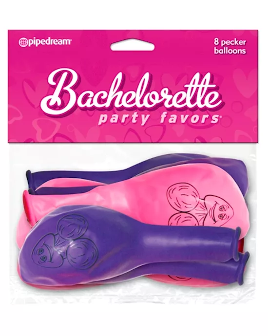 X-RATED PECKER BALLOONS 8 PIECES