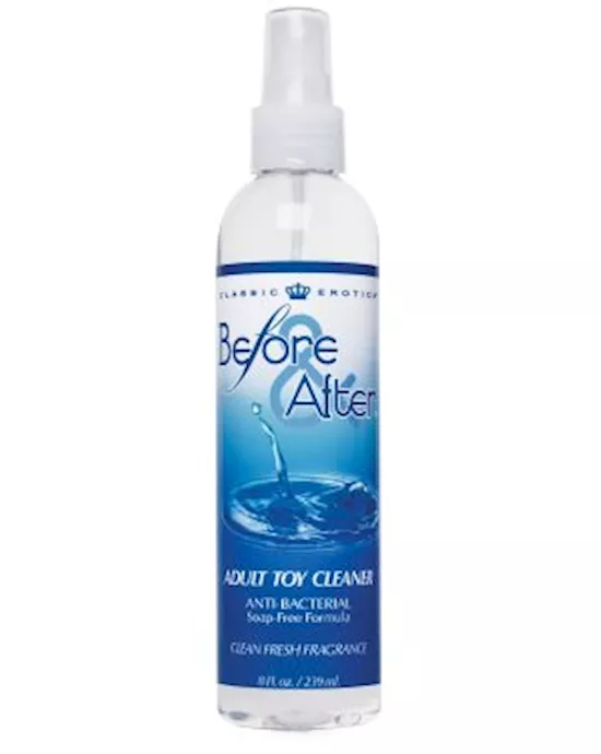 Before and After Anti-Bacterial Adult Toy Cleaner 8 Fl Oz