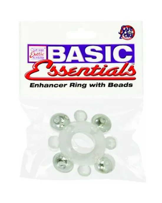 Basic Essentials Enhancer Ring with Beads
