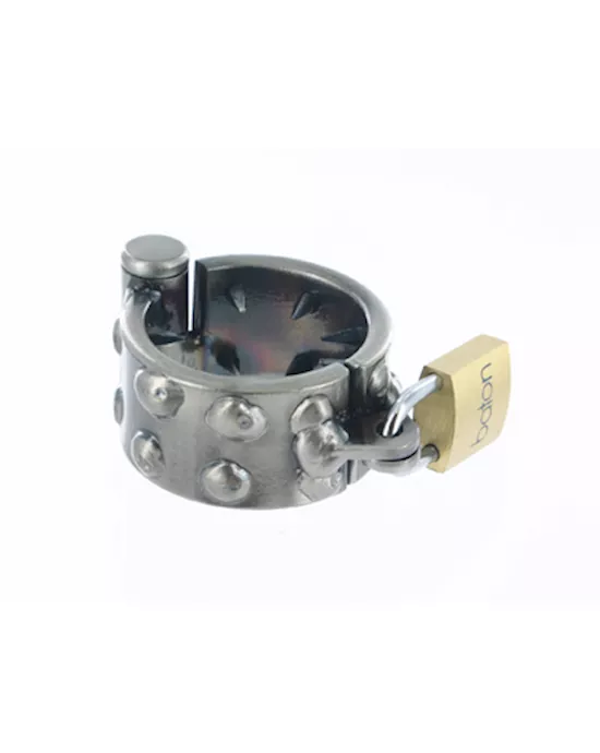 Kalis Teeth Spiked Chastity Device 2 Rows 175 Inch