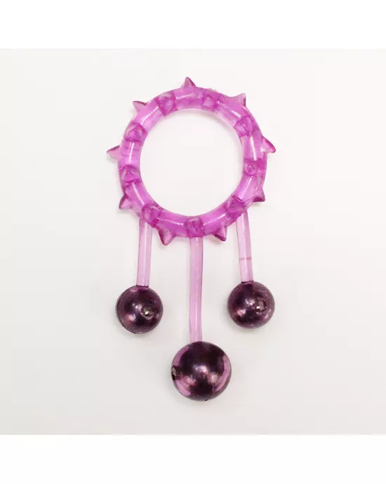 teasing ball banger cock ring