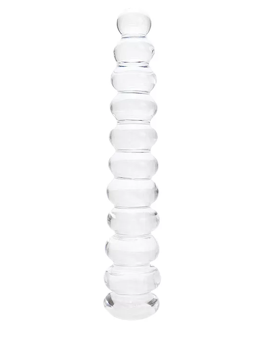 Bumpy Road Glass Dildo