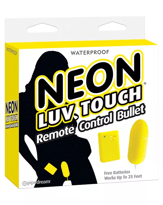 Neon Luv Touch Remote Control Bullet