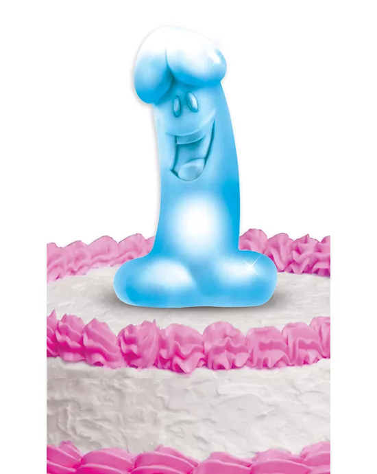Bachelorette Party Favors Light-Up Pecker Cake Topper