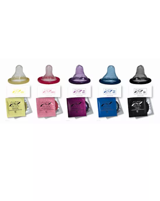 GLYDE Ultra Mixed Condoms 10 pack
