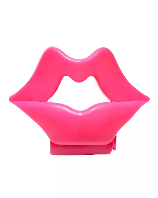 Lusty Lips Vibrating Cock Ring