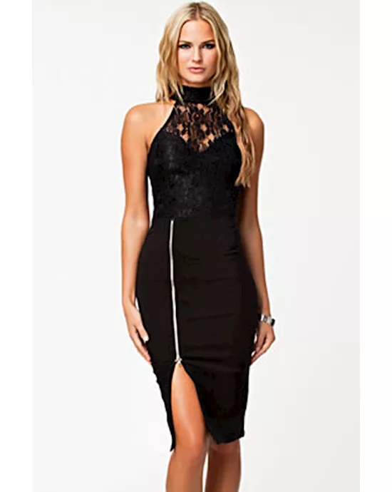 black lace bodice vintage dress