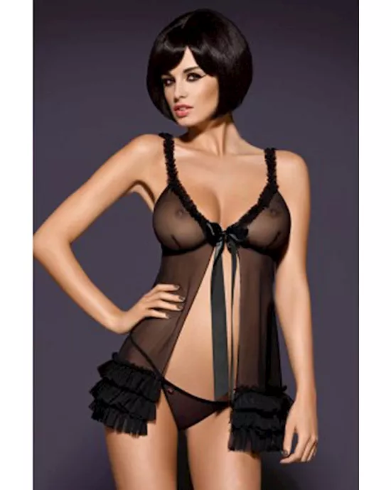 black obsessive kalia sexy babydoll dress