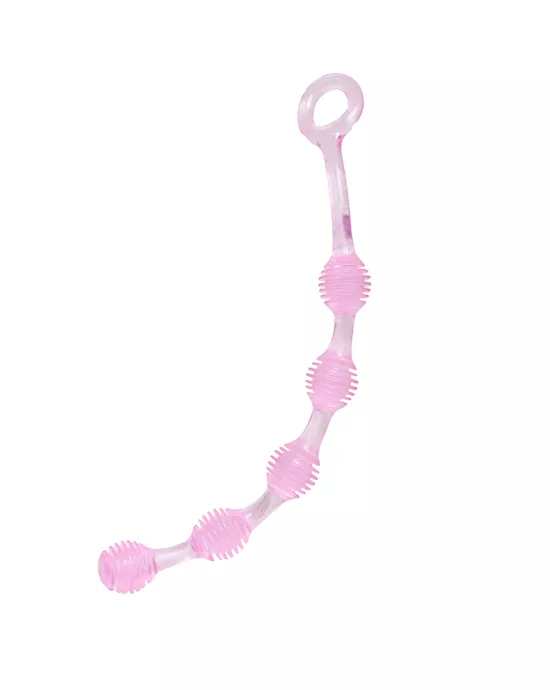 pink jelly butt beads