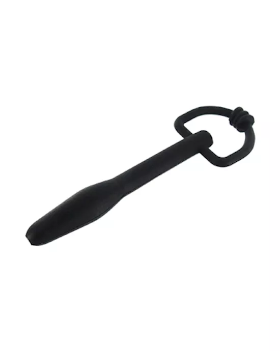 Silicone Cum-Thru D-Ring Penis Plug