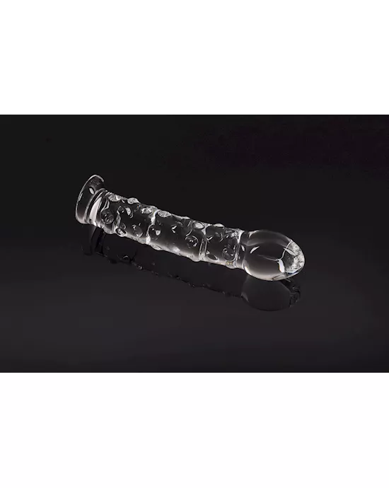 Glass anal bead stick
