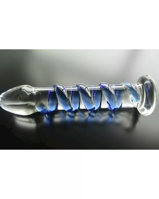 Swirl Me Glass Dildo