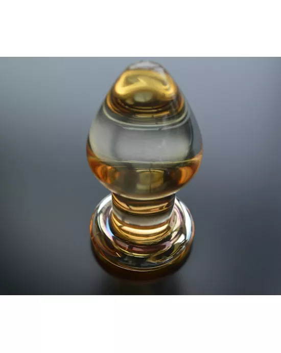 Amber Glass Plug