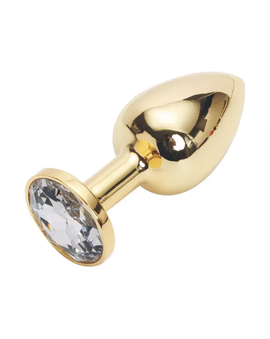 Jewelled Metal Butt Plug