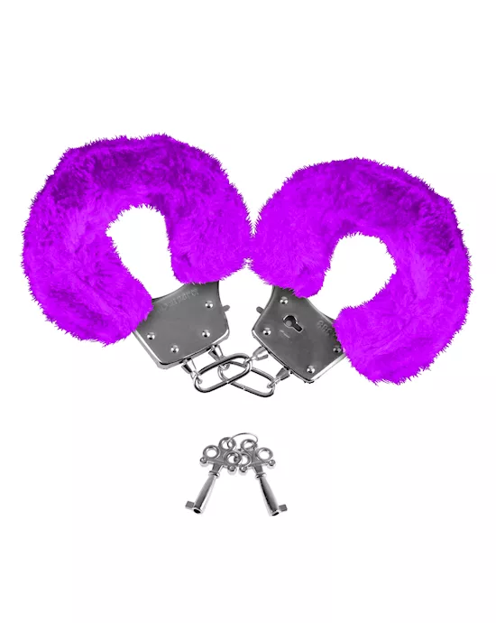 Neon Luv Touch Neon Furry Cuffs