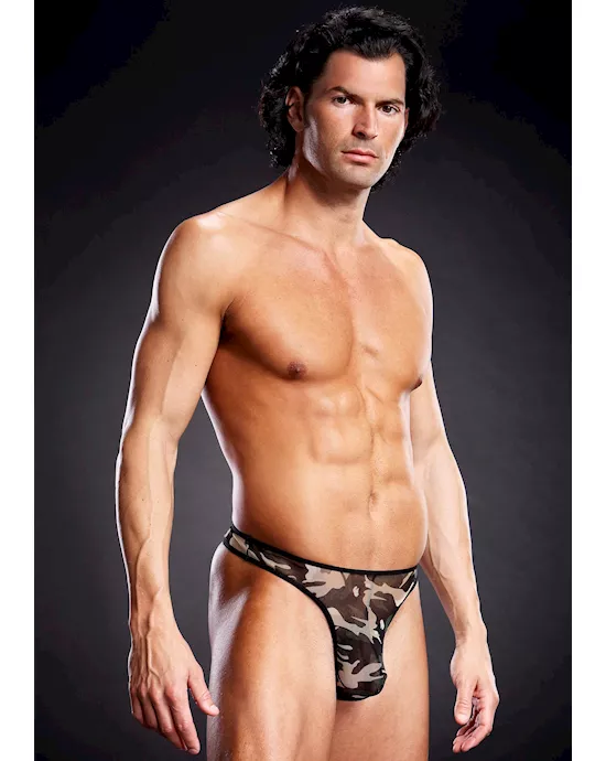 Pro-Mesh Camo G-String