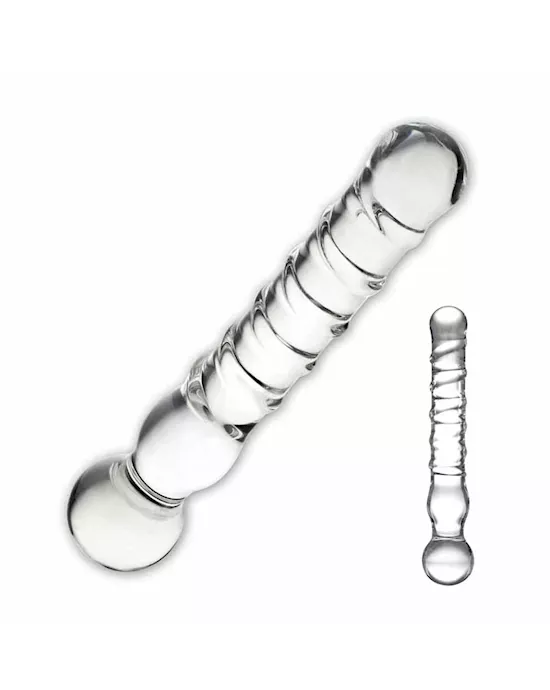 Glas Joystick Clear Glass Dildo