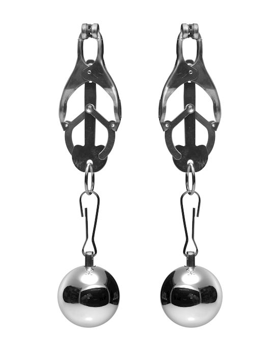 Deviant Monarch Weighted Nipple Clamps