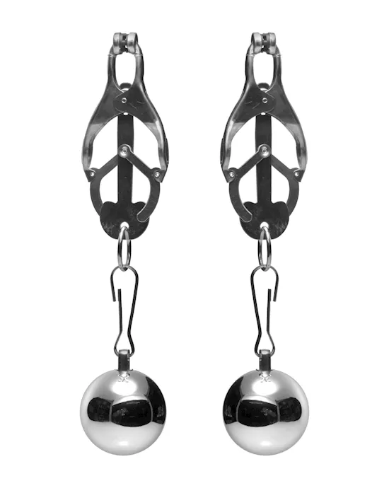 Deviant Monarch Weighted Nipple Clamps