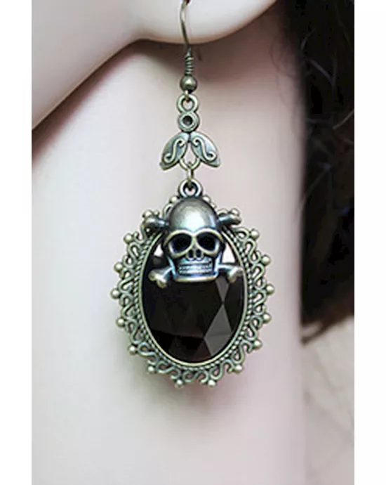 Gothic Skull Earrings