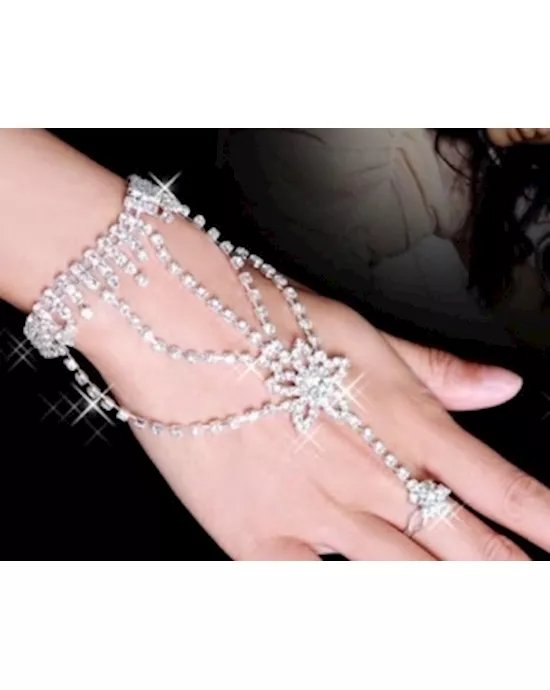 Rhinestone Slave Bracelet