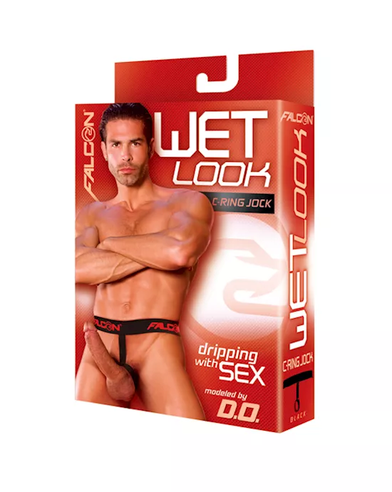 Wet Look C-Ring Jock Large