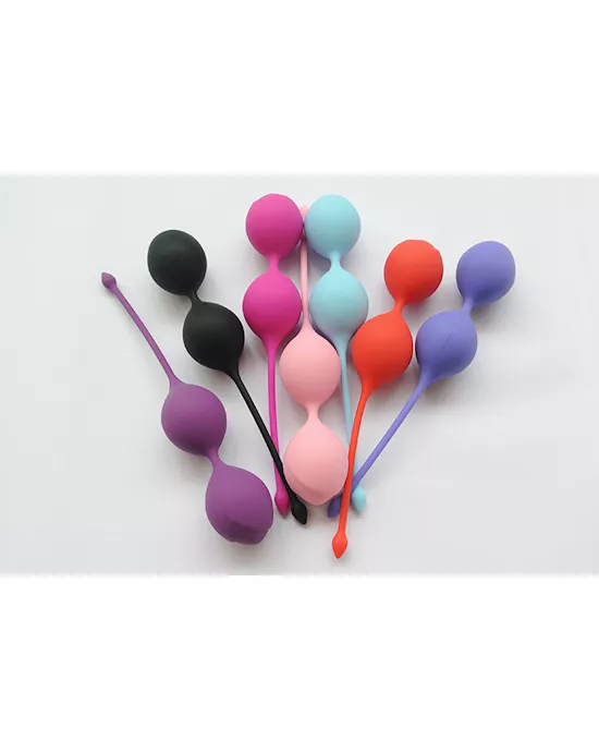 Red Silicone Kegel Excercise Balls