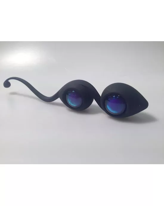Tantalising Duo-Toned Love Balls Black Purple