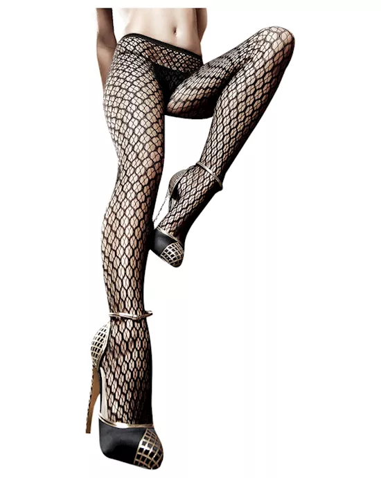 Jacquard pantyhose Fishnet