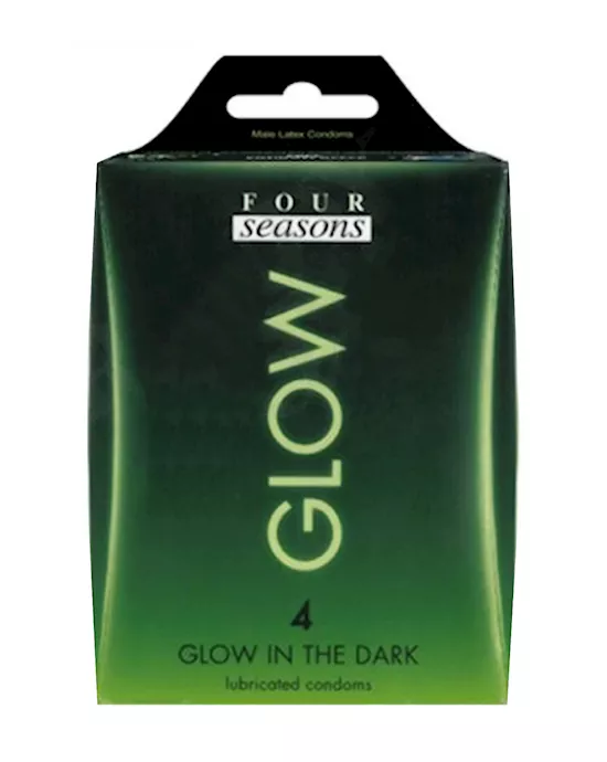 Glow In The Dark Condoms 4 Pack