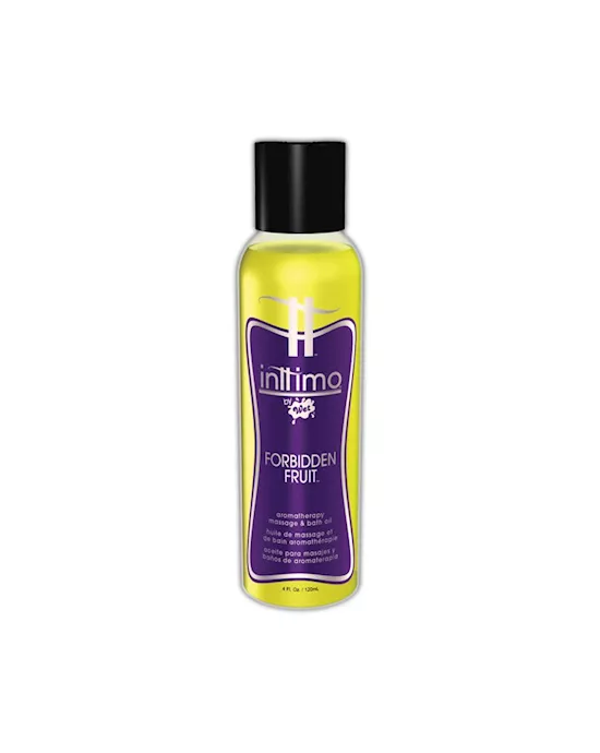 Inttimo by Wet Aromatherapy Massage and Bath Oil Forbidden Fruit 4oz
