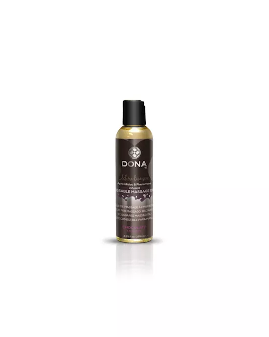 DONA Kissable Massage Oil Chocolate Mousse 4oz 118ml