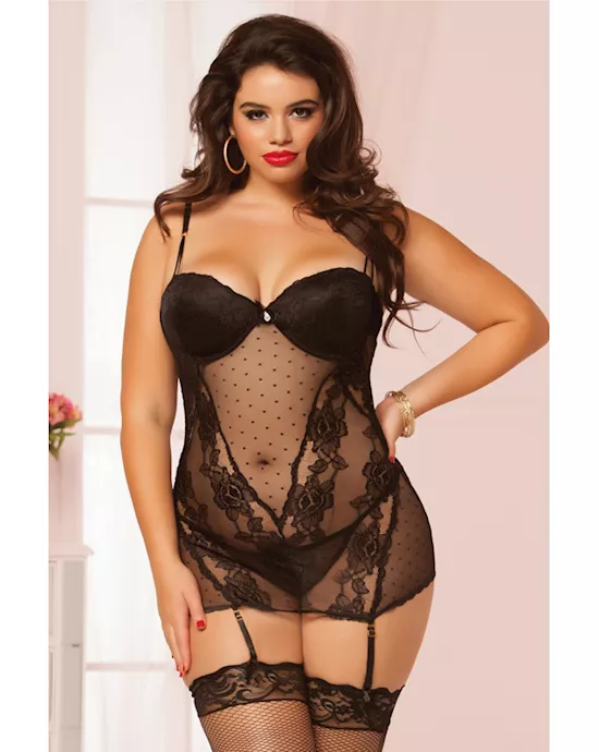 Midnight Rendezvous Chemise Set