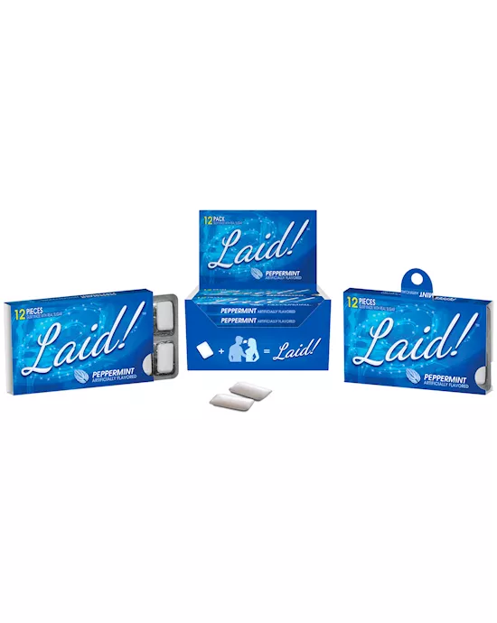 Laid Chewing Gum 12 Pack
