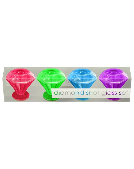 Ladies Night Diamond Shot Glass Set