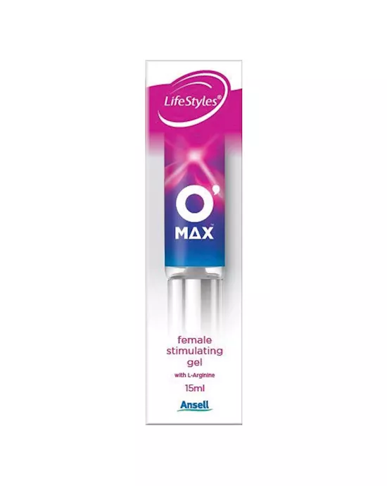 Ansell LifeStyles O Max Gel 15ml