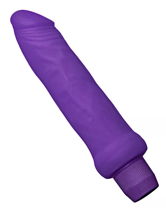 Purple Realistic Vibrating Dildo